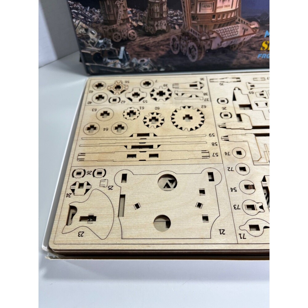 Wood Trick Space Junk Robot Mechanical 3D Puzzle STEM New Hours of Entertainment - Picture 6 of 7